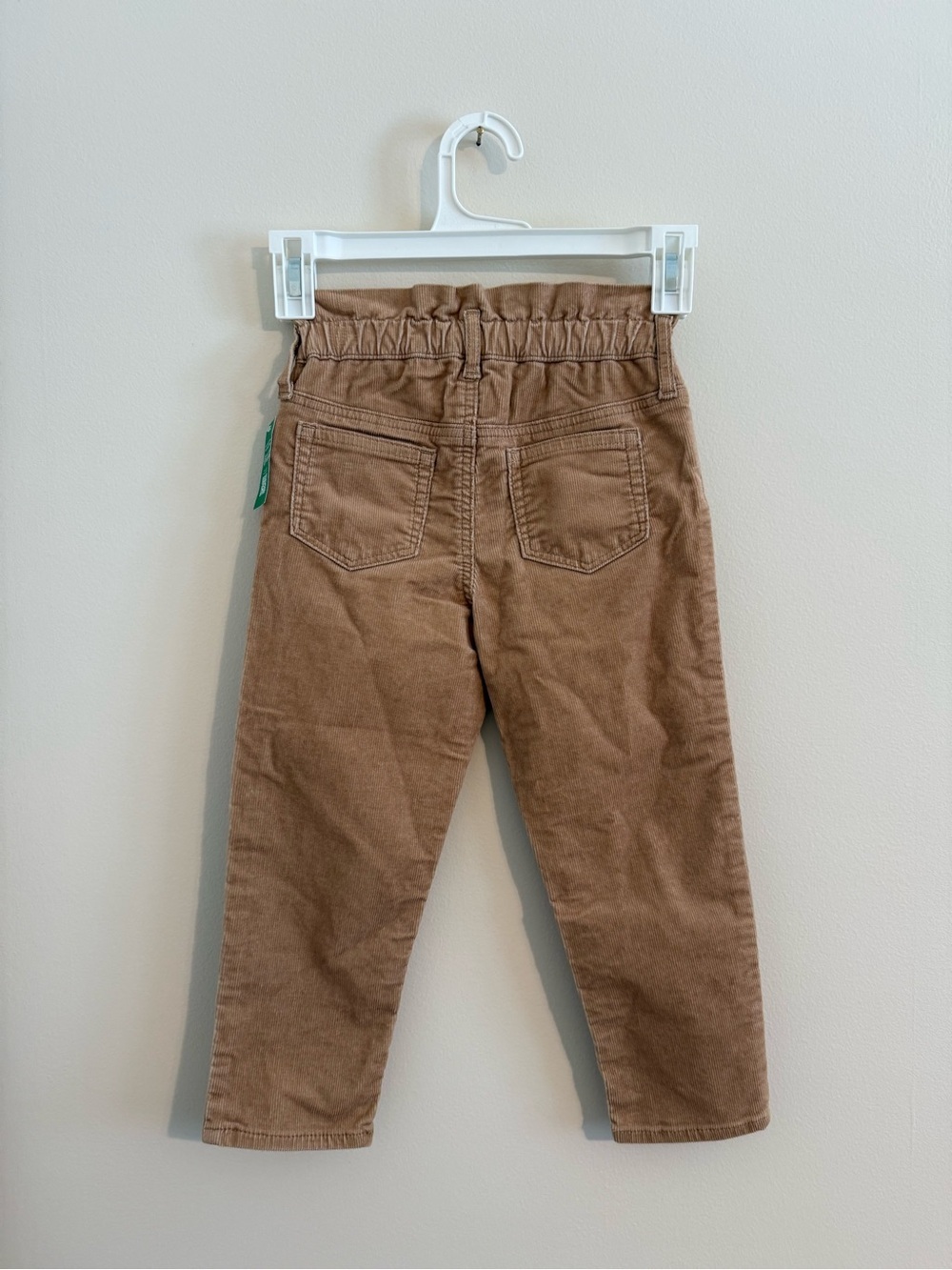 NWT Gap Kids Girls Brown Corduroy Pant 5 5T Ruffle Waist Stretch Cotton - Picture 6 of 11